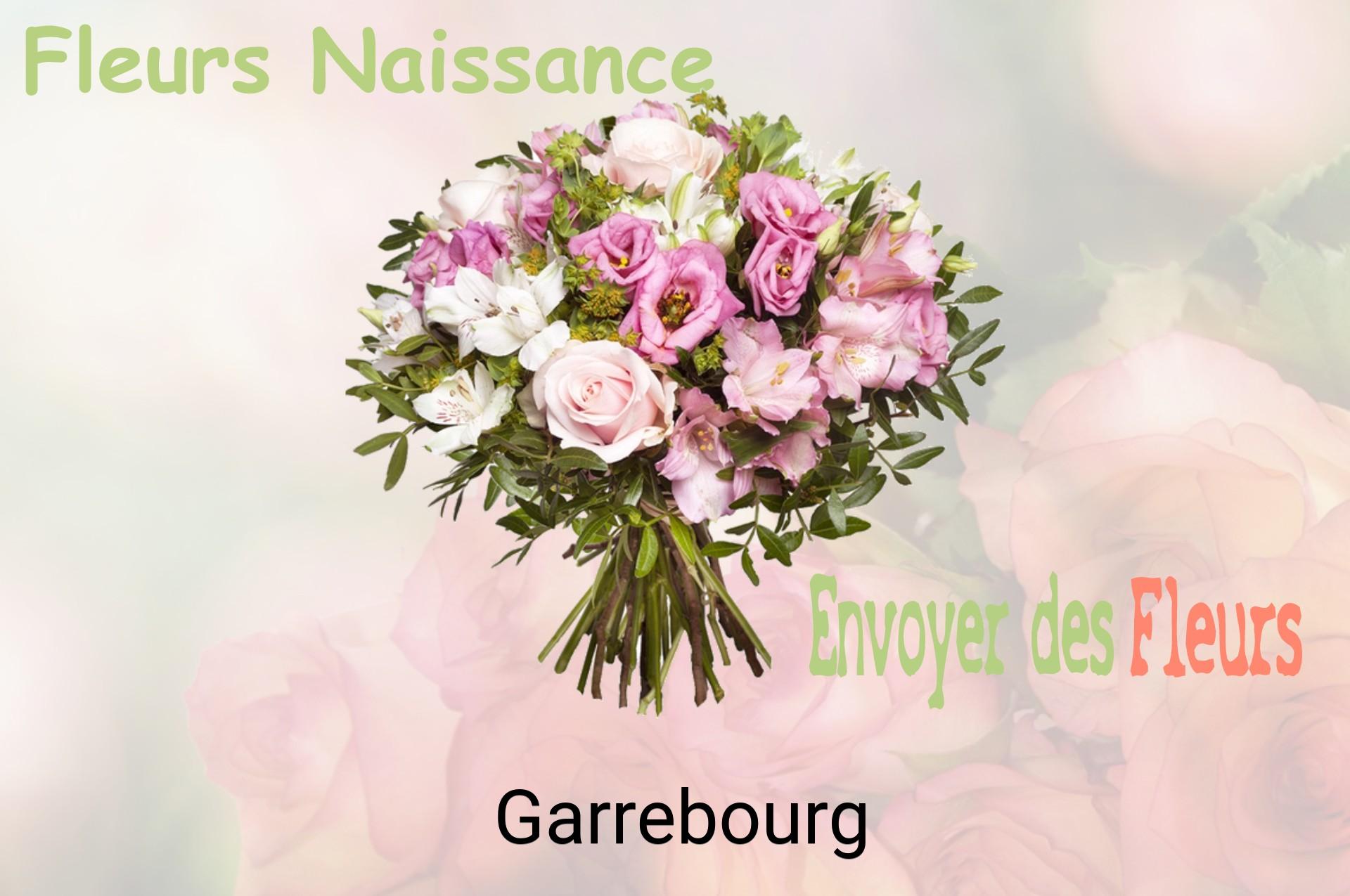 Bouquet de fleurs de naissance livré à Garrebourg